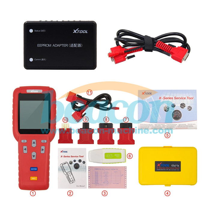 Original Xtool X100 Pro handheld Auto Key Programmer X100+ Plus car transponder automatic key cutting machine