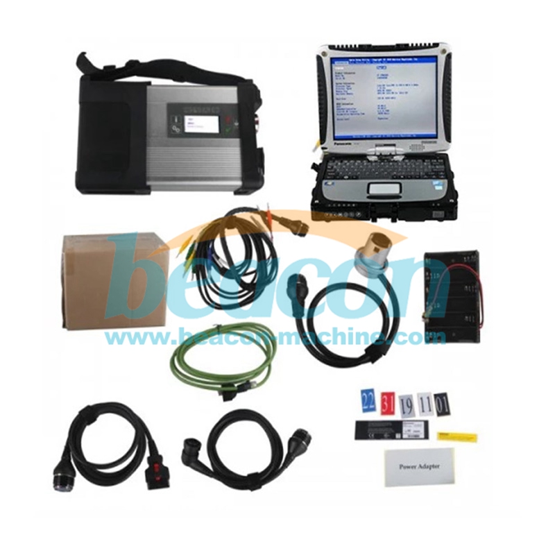 MB SD C5 Connect Compact 5 Star Diagnosis Plus Panasonic CF19 I5 4GB Laptop Software Installed Ready to Use 