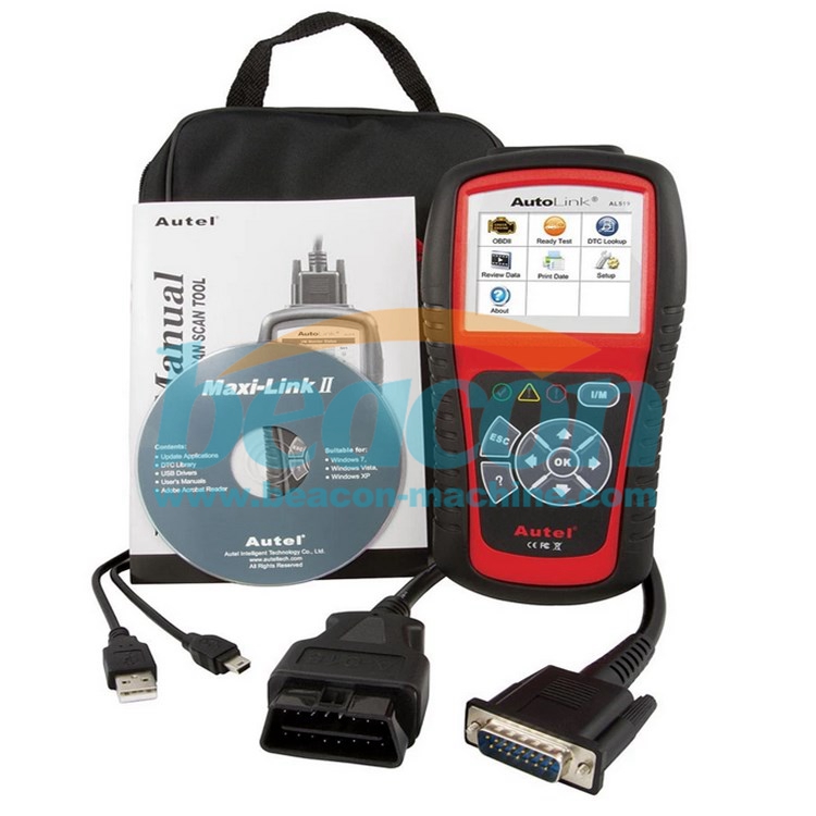 Autel AutoLink AL519 AL-519 OBD2 EOBD Car Fault Code Reader Scanner Automotive Diagnostic Scan Tool Escan Automotivo 