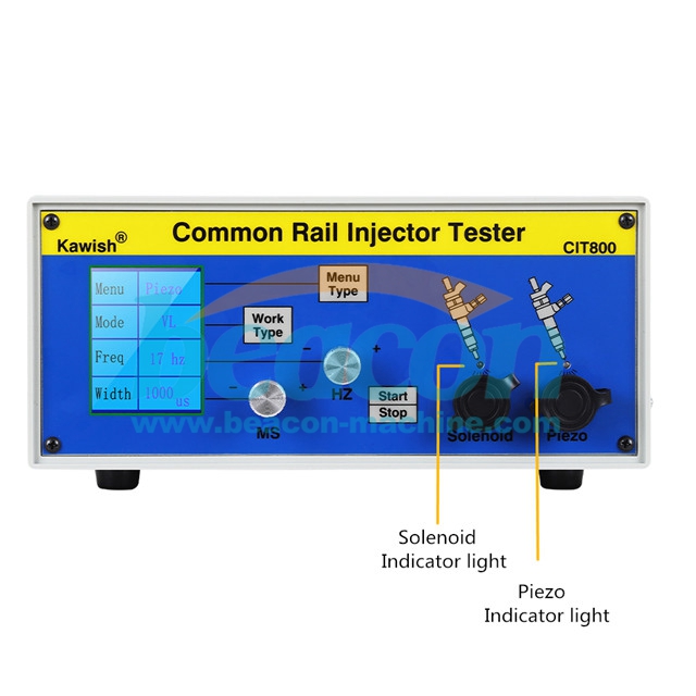 CIT800 multifunction electromagnetic common rail diesel fuel piezo injector tester driver