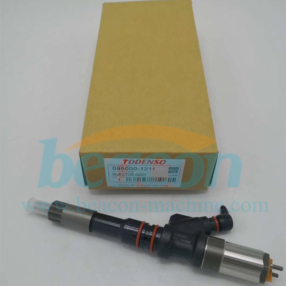 Excavator PC400-7 Engine 6D125E SA6D125E Injector Nozzle Assy 6156-11-3300 Diesel Fuel Injector 095000-1211