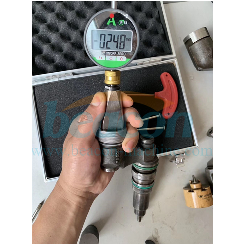 C13 diesel fuel injector removal disassembly tools