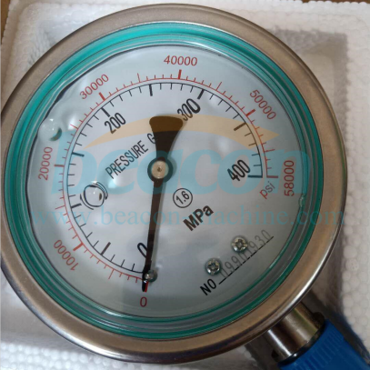 high pressure gauge 0-400 mpa