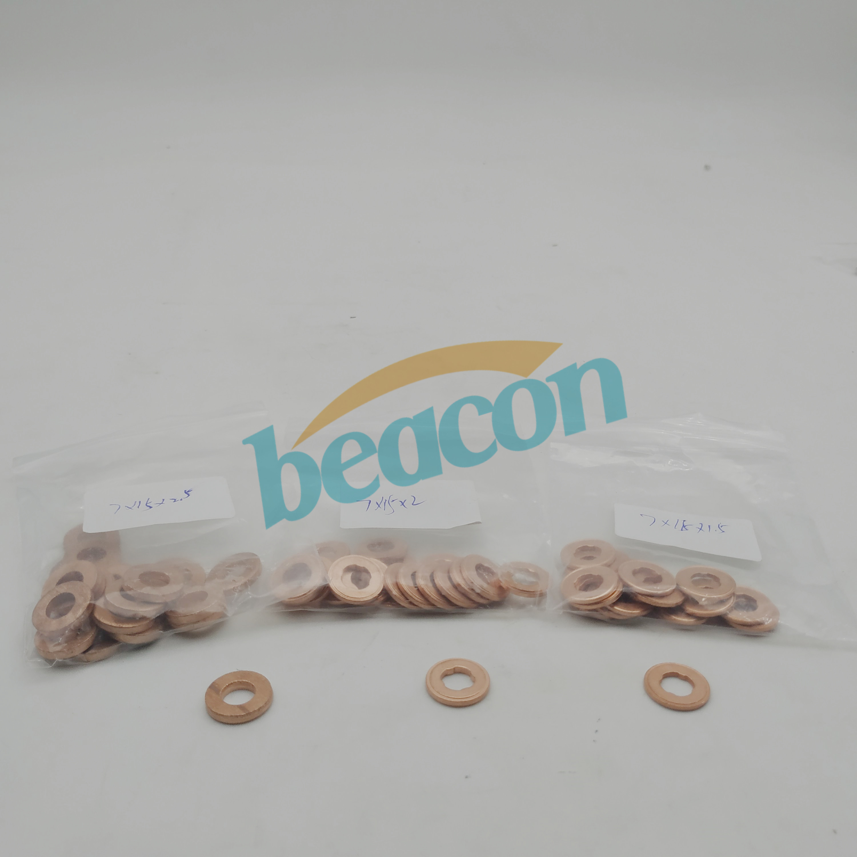 Diesel fuel engine common rail parts copper gasket adjusting shim 1.5mm 2.1mm 2.5mm thickness