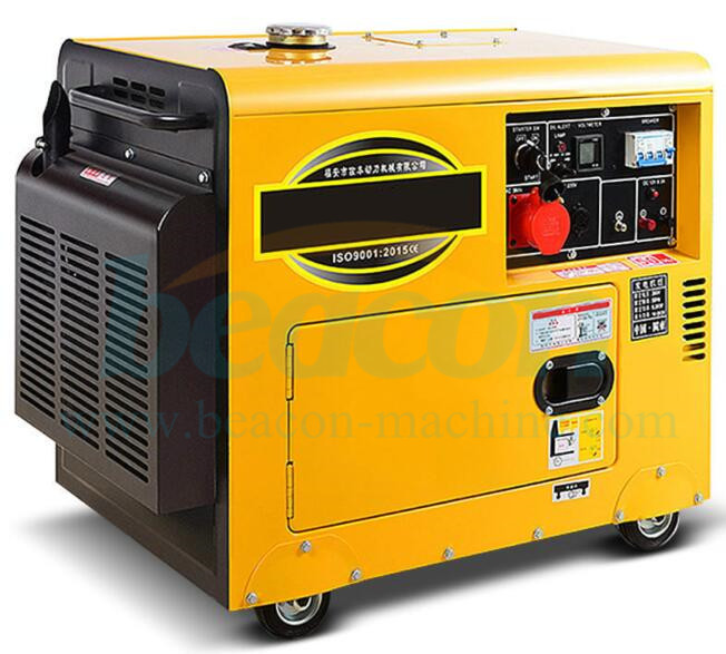 5.5KVA 6.5KVA 8KVA 10KVA low noise silent diesel generator 