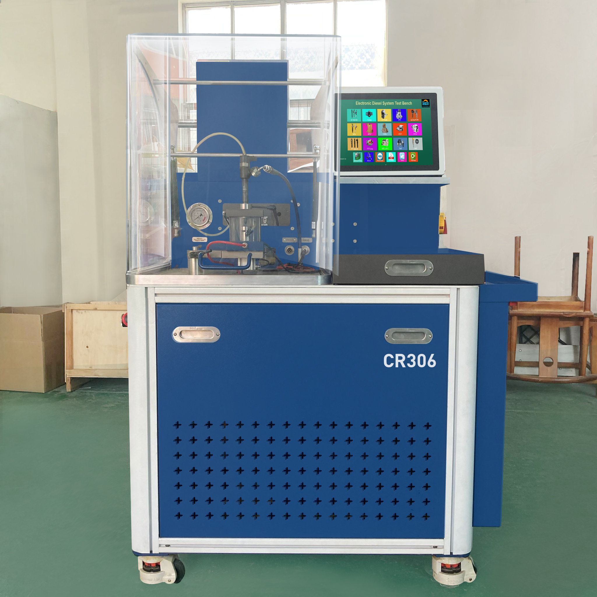 CR306 High pressure common rail diesel fuel injector test bench