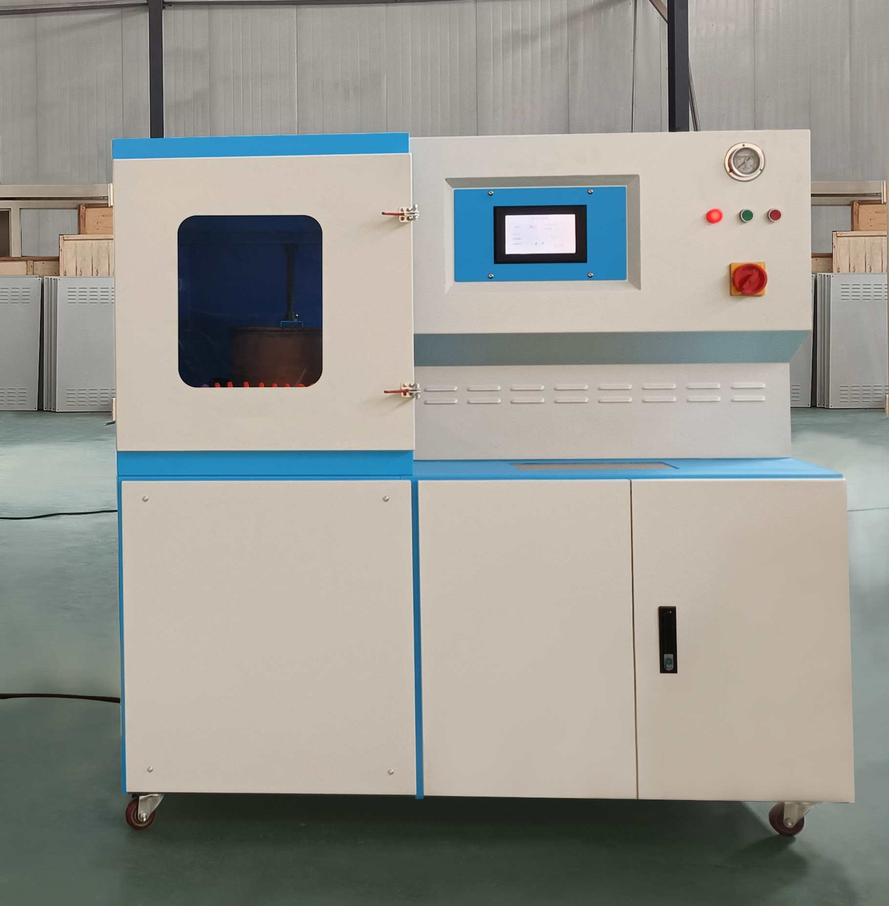 DPF SCR high temperature regeneration test bench cleaning machine