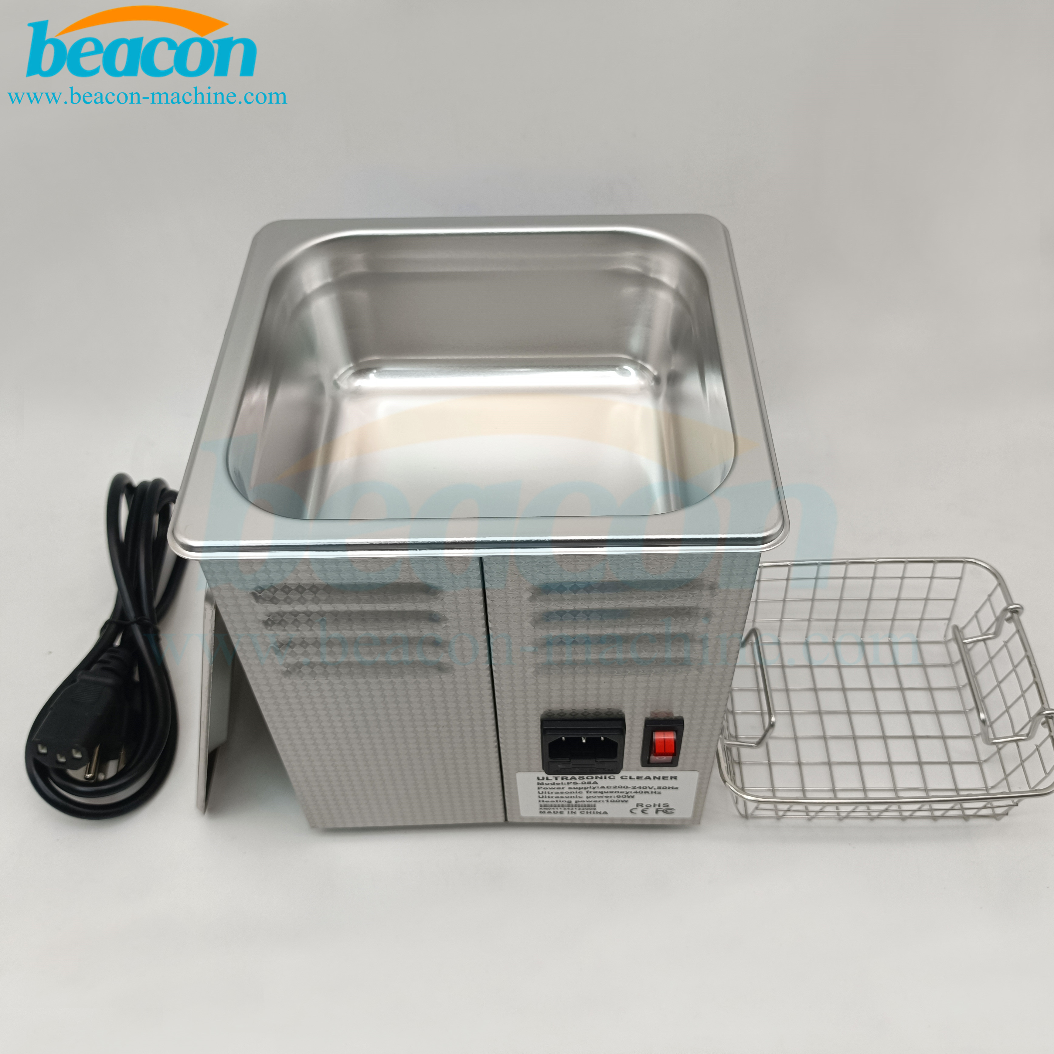 AC:110V/60Hz/220V/50Hz 1.3l Ultrasonic cleaning machine