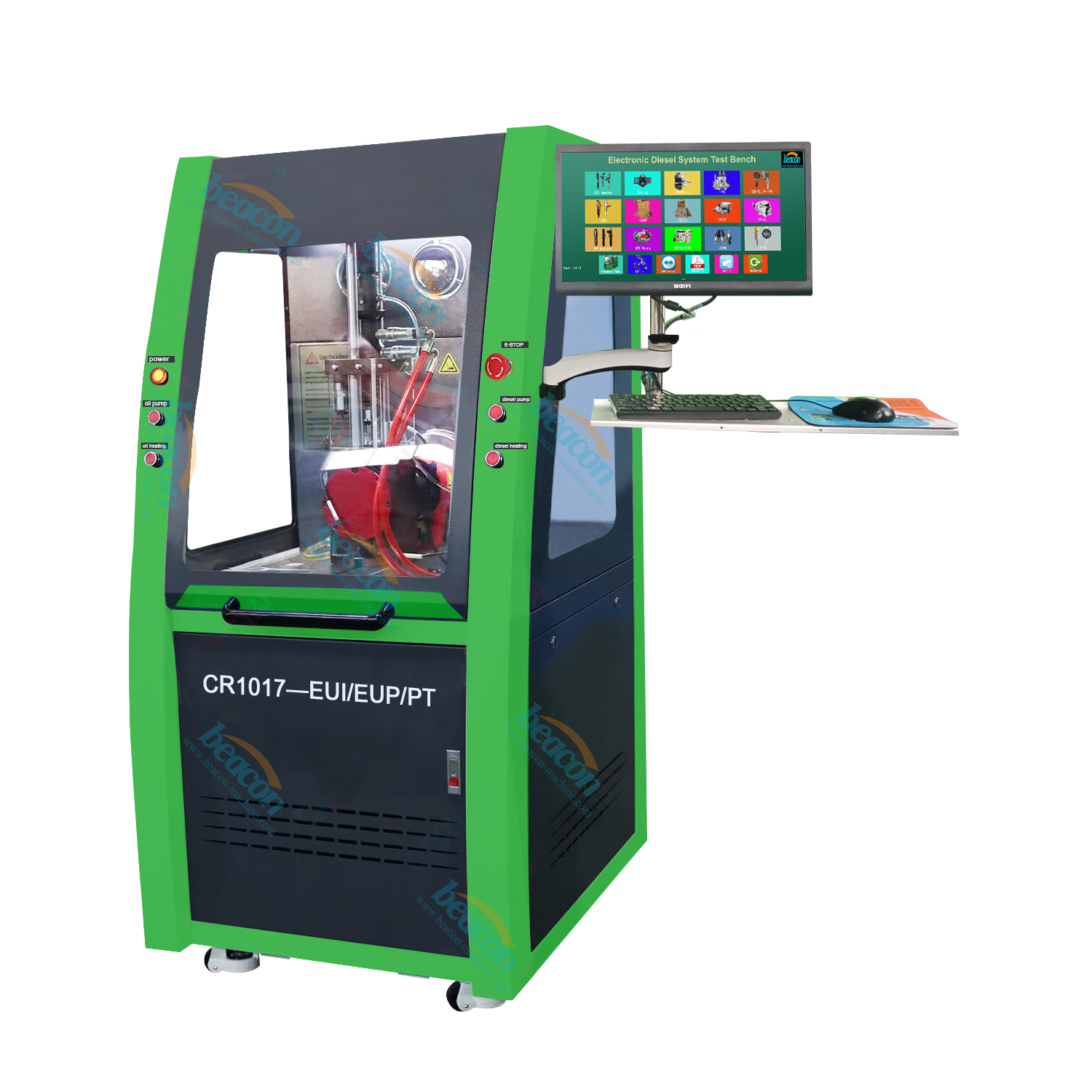 Auto repair tool CR1017 HEUI EUI EUP PT common rail injector pump diesel fuel test bench machines
