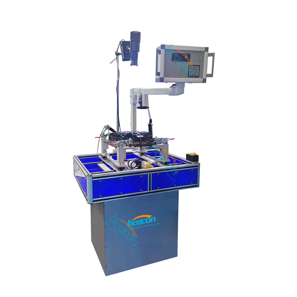 YF-5 industrial dynamic balance vertical single plane rotor balancing machine for flywheel