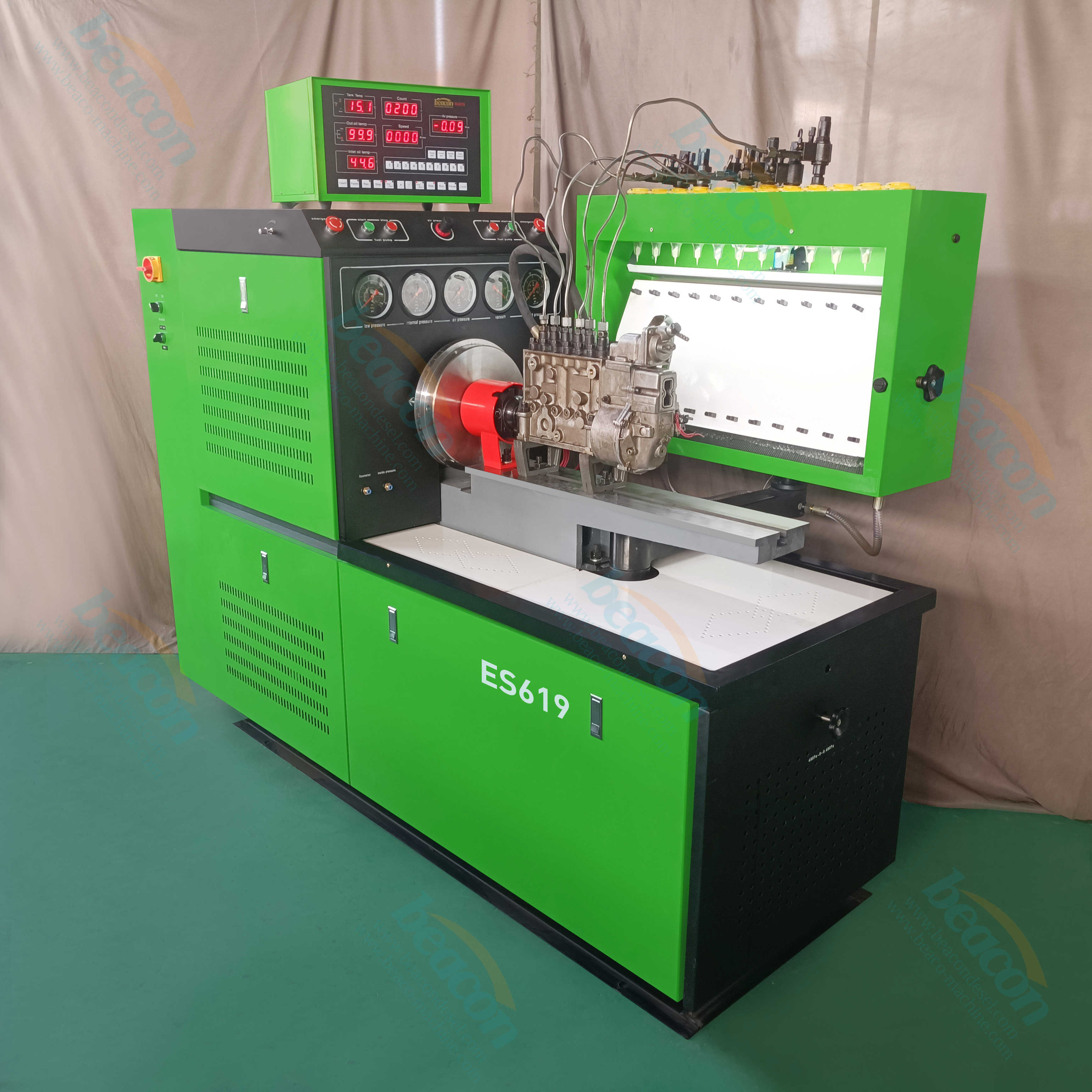 conventional diesel fuel injection pump test benchBeacon MachineVE