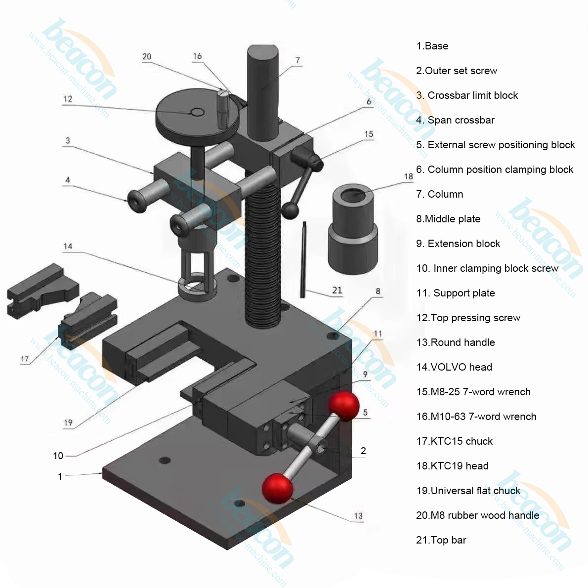 Multifunctional common rail injector disassembly rack dismounting install stand removal tool kit Injector holder G386
