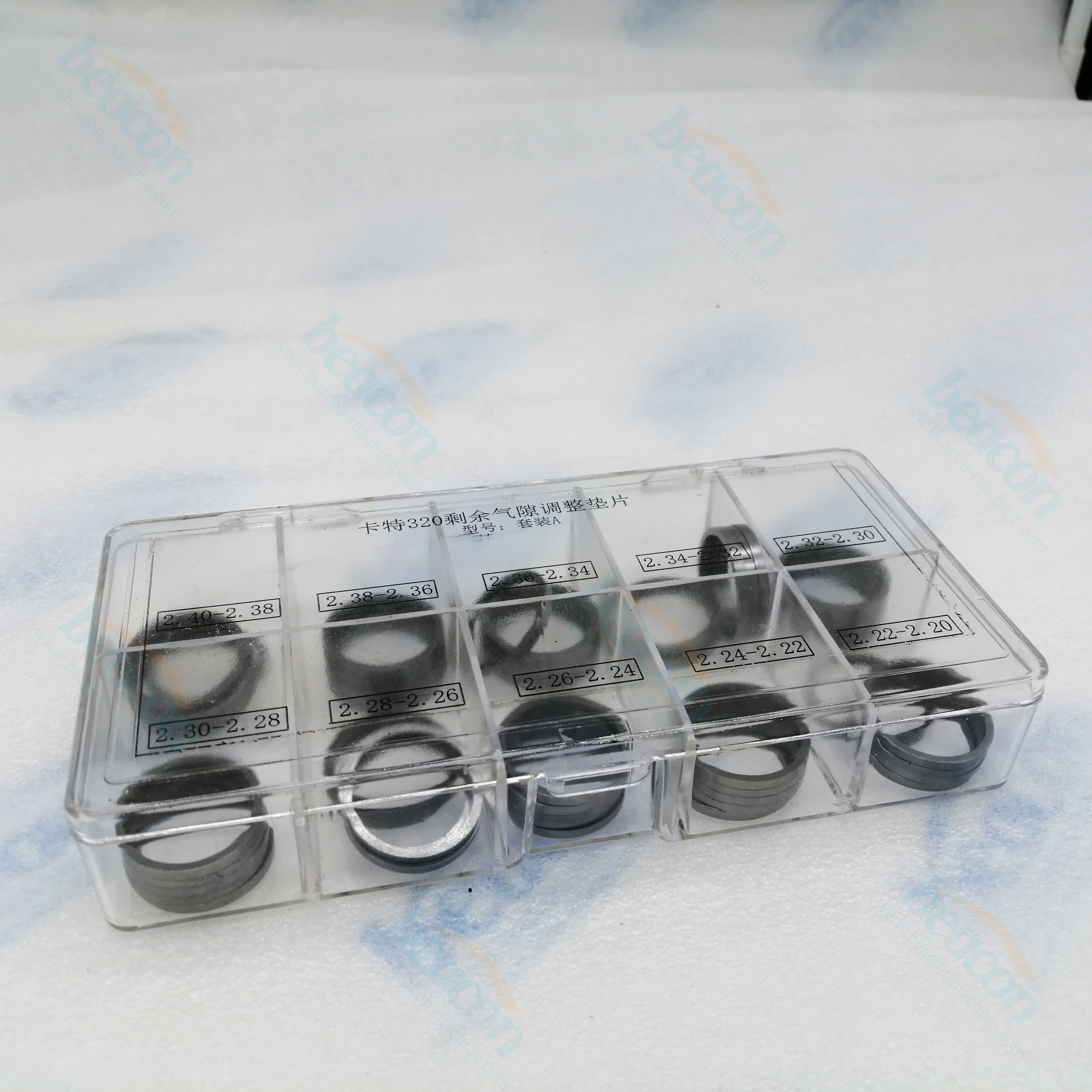 Common rail injector 320 residual breath adjustment gasket