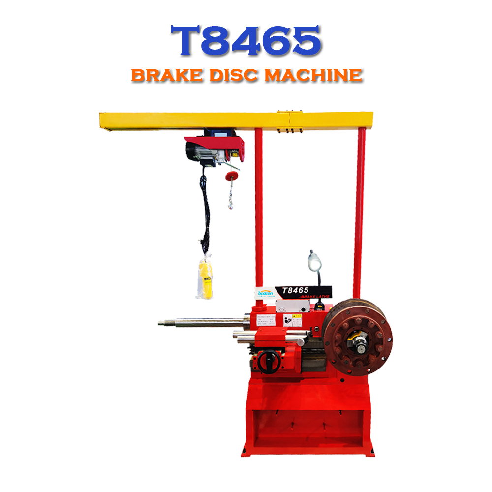 BEACON DIESEL Brake Disc Skimming Machine T8465 Brake Disc Lathe Brake Disc Grinding Machine For Car