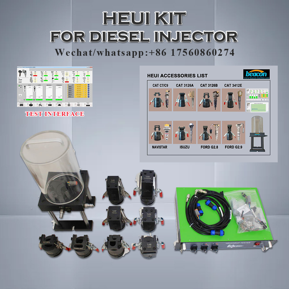 BEACON DIESEL Common Rail Injector And Pump Tester Machine HEUI HEUP Test Set With Fexture For Diesel Injector