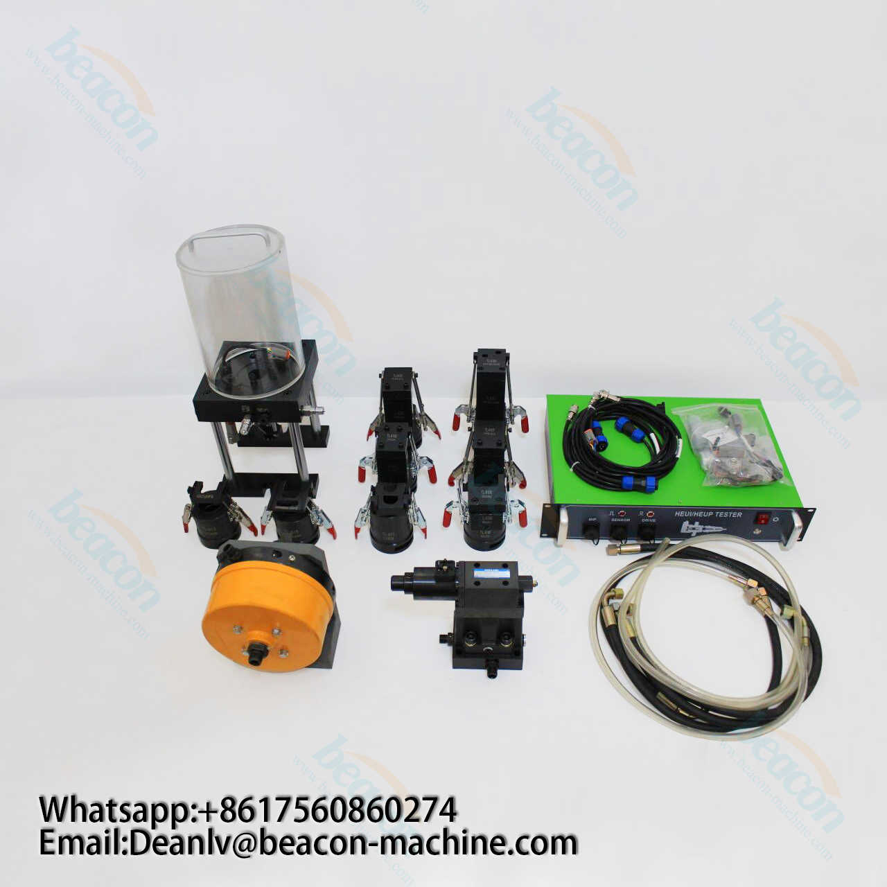 BEACON DIESEL Common Rail Injector And Pump Tester Machine HEUI HEUP Test Set With Fexture For Diesel Injector