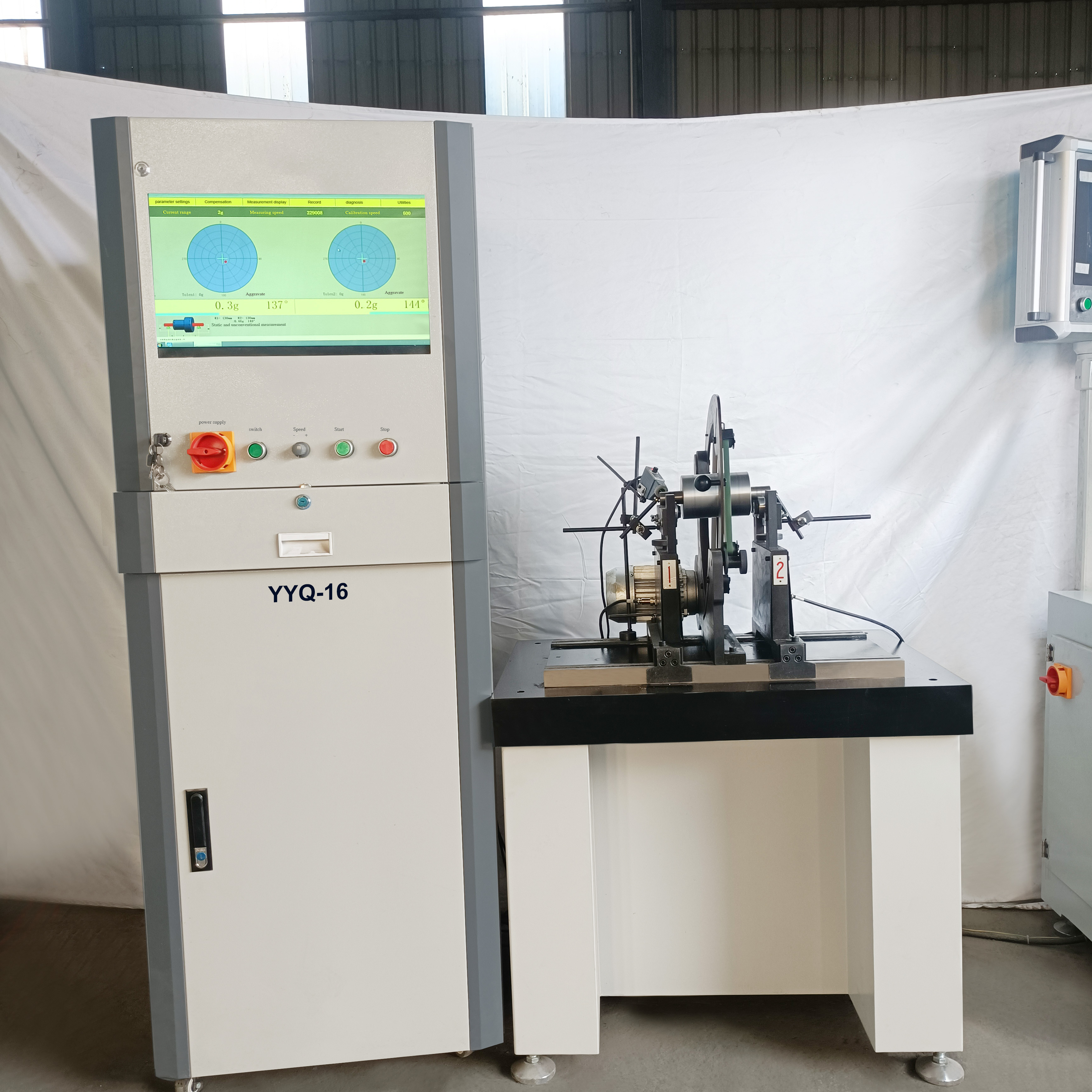 RYQ-16 turbo rotor balancing machine 