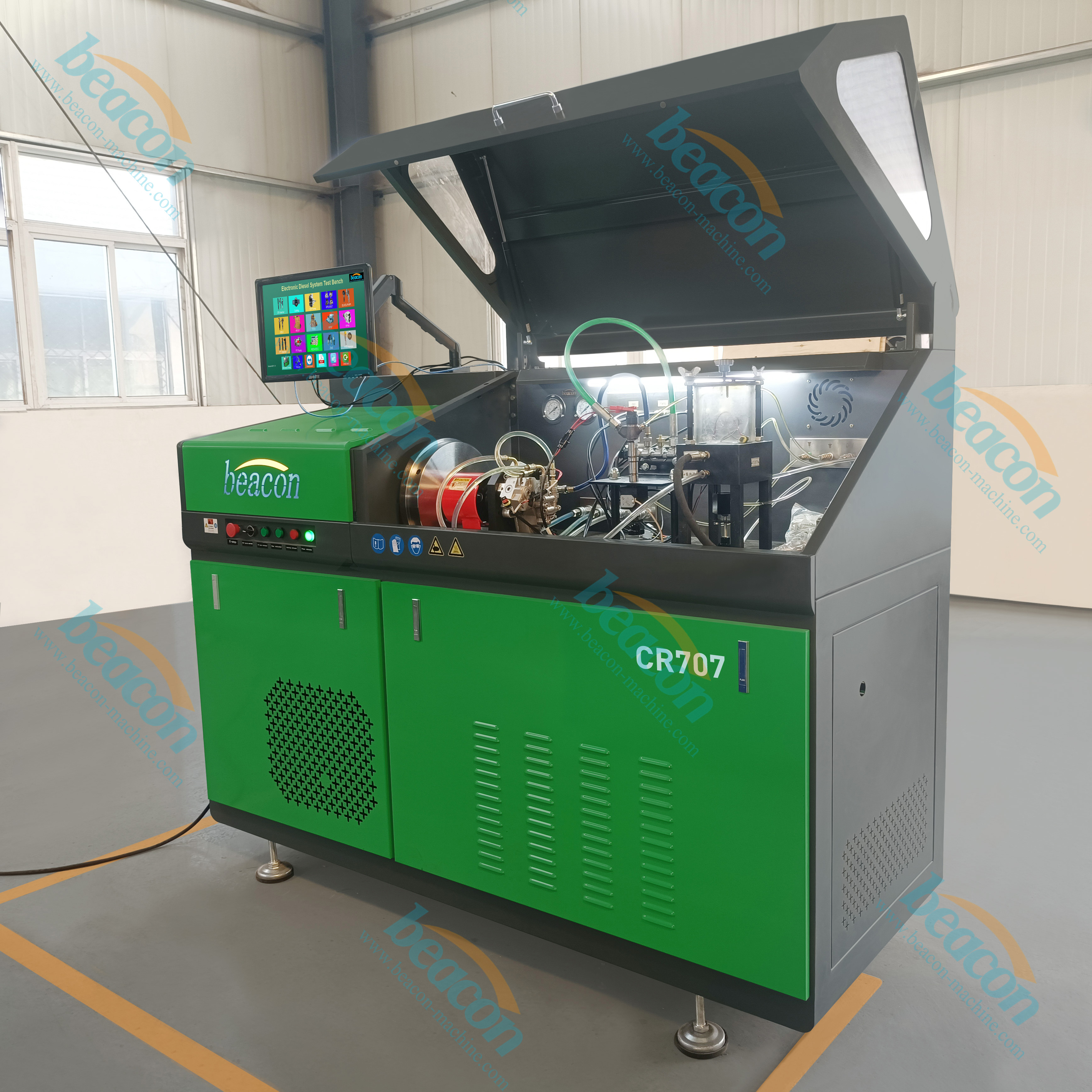 Beacon CR707 Common Rail Test Bench For CR Injectors And Pump With HEUI EUI EUP