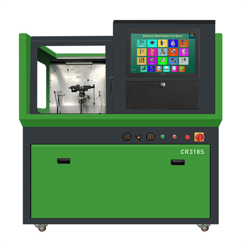 CR318S Common Rail Fuel Injector Test Bench Injector Testing Machine for Heui Injector Solenoid Valve Tester