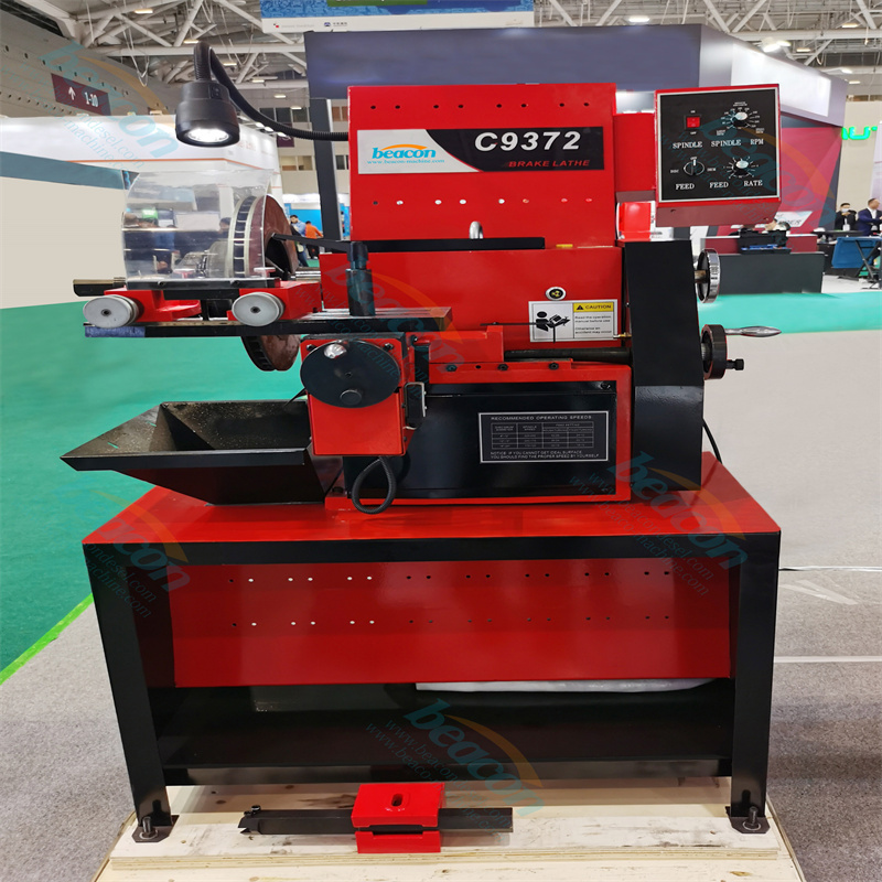 China car brake disc skimming grinding and drum cutting brake lathe skimming repair machine C9372