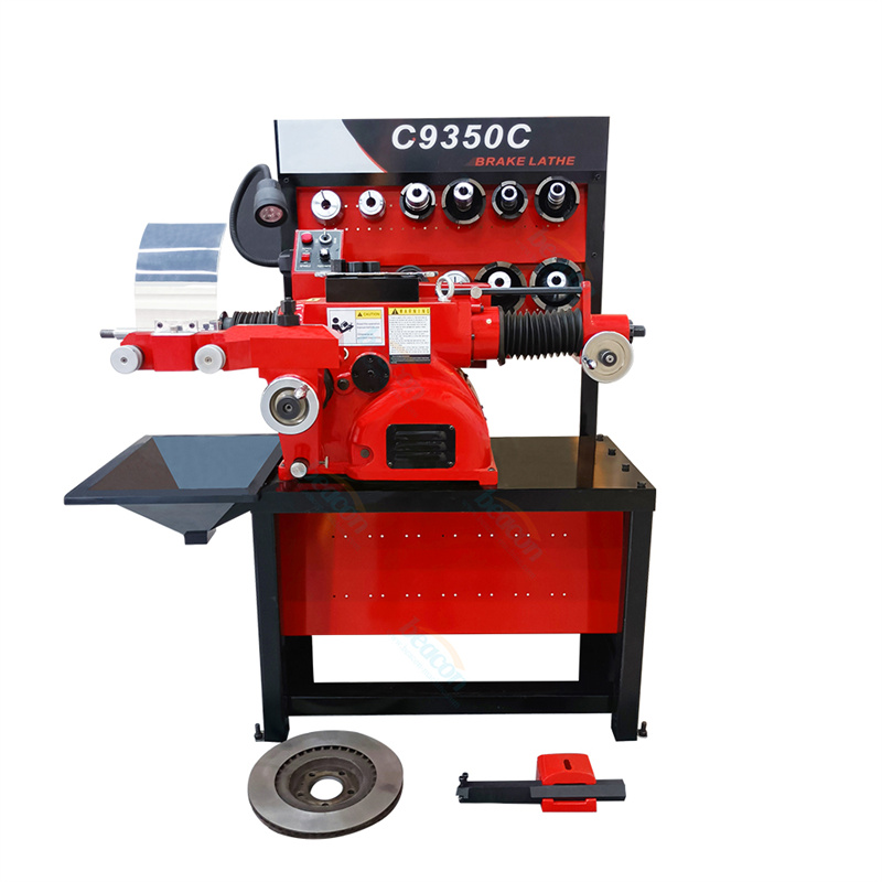 car brake disc skimming grinding|drum cutting brake lathe|car repair machine C9350C