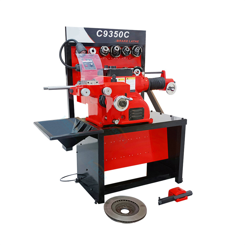 China car brake disc skimming grinding and drum cutting brake lathe skimming repair machine C9350C