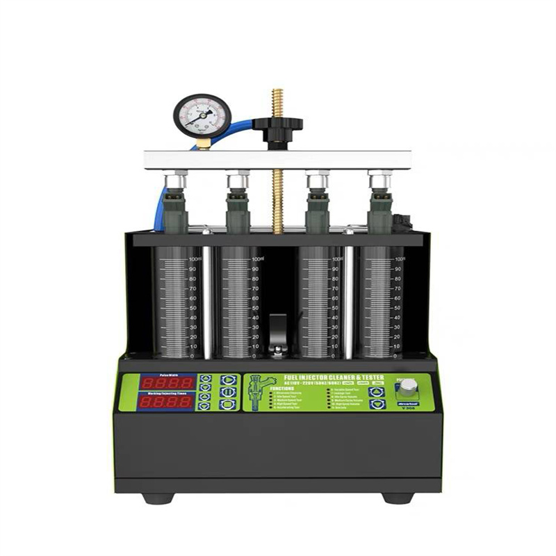  V308  GDI  Fuel Injector Cleaner & Tester 4 Cylinders Cleaning Machine Motorcycle Gasoline Injector Tester Cleaner Ultrasonic Cleaner For Car