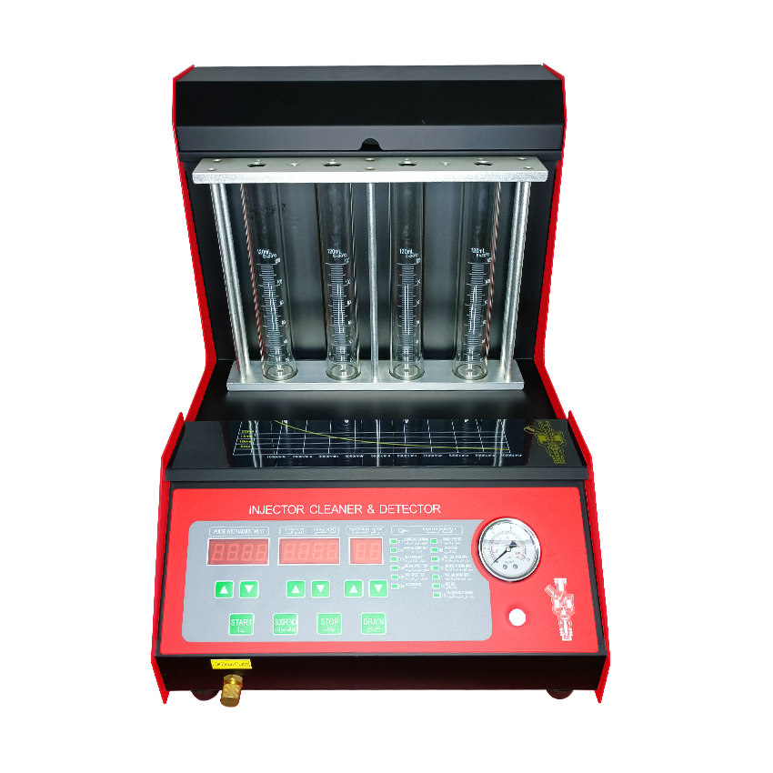 Beacon BC-4H Auto Ultrasound Gasoline Fuel High Pressure Injectors Nozzle Cleaning Machine For 4 Cylinder With Locker