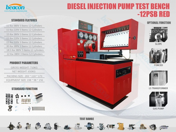 Beacon Machine 12PSB Diesel Pump Test Stand Leads the Way in January through March