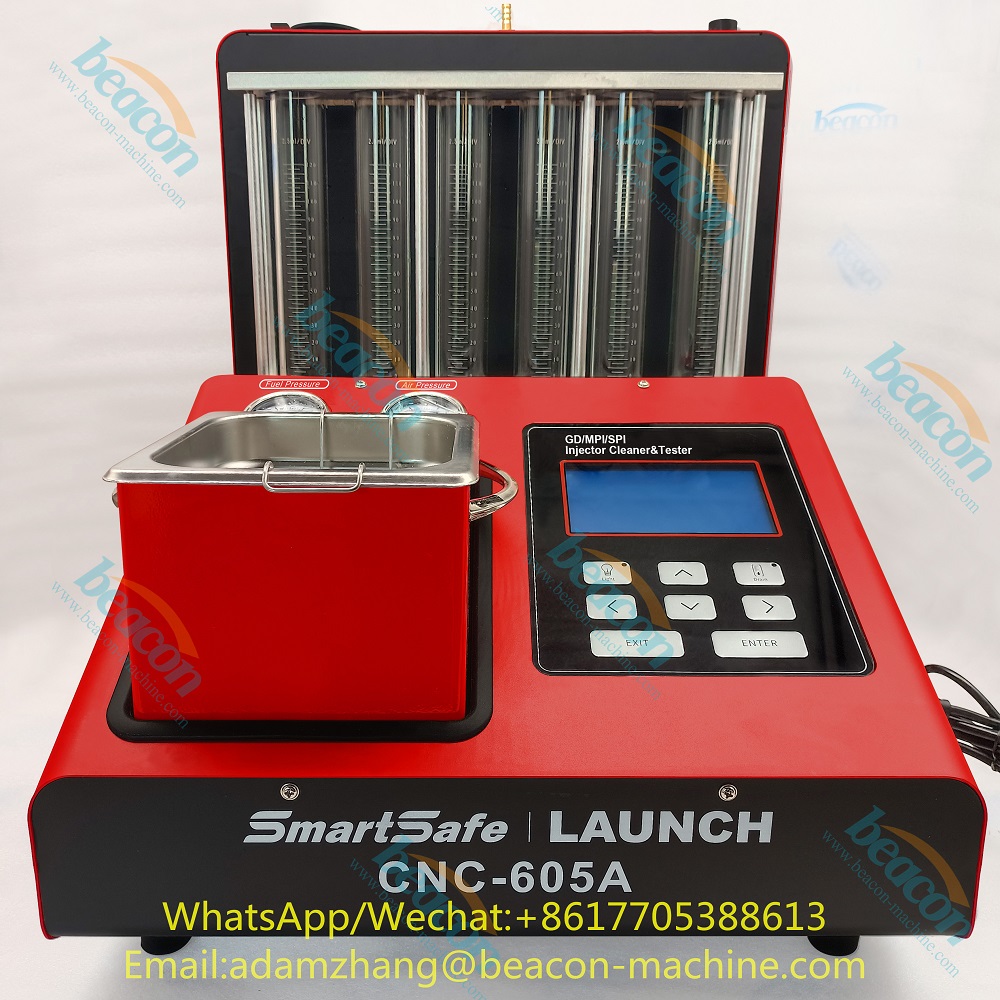 Beacon Machine Gasoline Injector Cleaner GDI Tester Petrol injector cleaning machine CNC605A