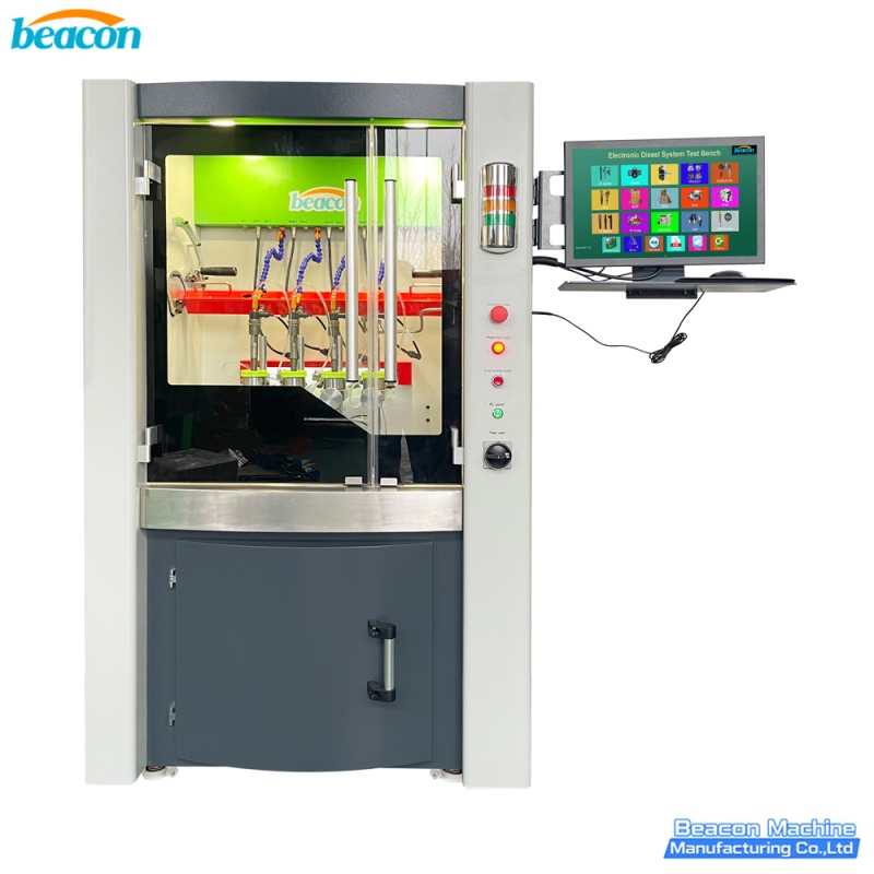 BC800-PRO Common Rail Injector Test Bench with Flow Sensors for Simultaneous Testing of Four Diesel Injectors