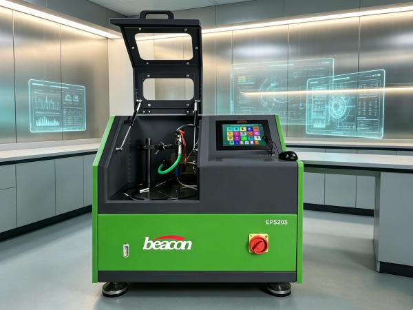 The optimal maintenance option for common rail injectors is the Beacon Machine EPS205