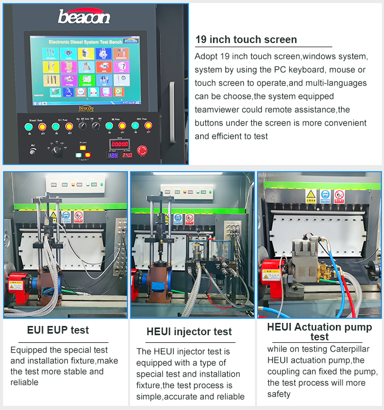 New Common rail injector and pump test bench CR919 Diagnostic tools HEUI EUI EUP BIP VP37 VP44 RED4 with coding  