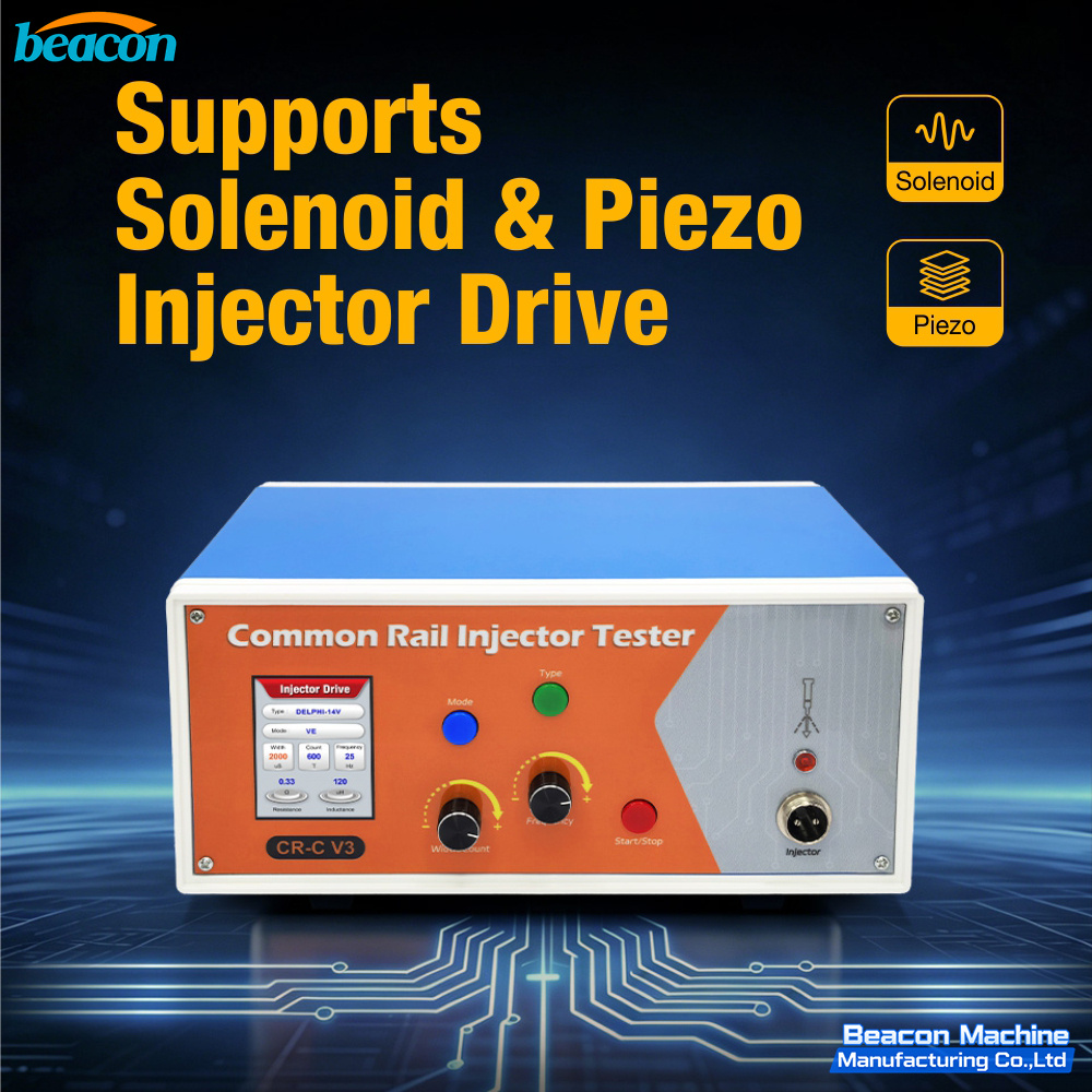 CR-C V3 Common Rail Solenoid Piezo Injector Tester with Resistance Inductance Capacitance Test