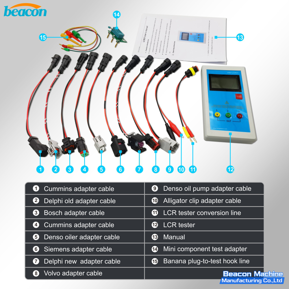 LCR01 Resistance Inductance and Capacitance Tester Small LCR Tester