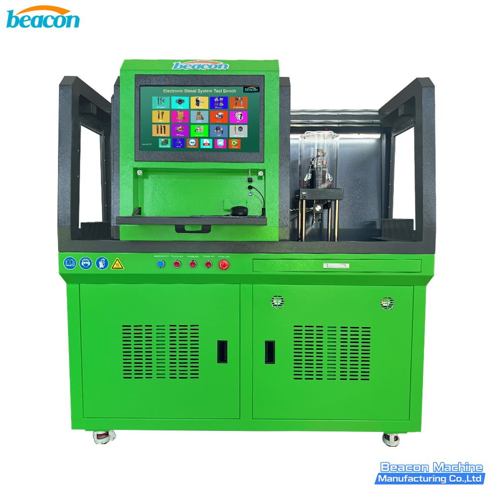 CR318-PRO HEUI Common Rail Injector Test Bench Dual Motor For C7 C9 3126B Piezo Injector Measuring Machine